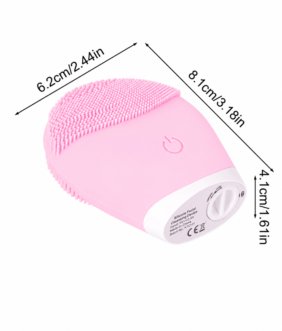 Lorniva PureGlow™ — Brosse nettoyante visage en silicone sonique