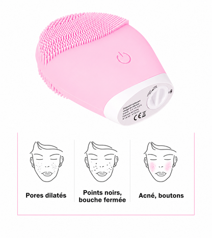 Lorniva PureGlow™ — Brosse nettoyante visage en silicone sonique